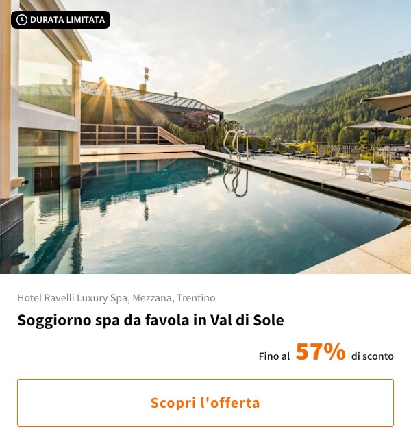 Soggiorno spa da favola in Val di Sole