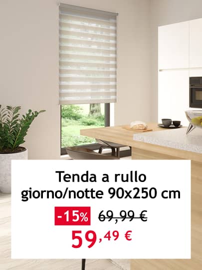 tenda a rullo giorno/notte
