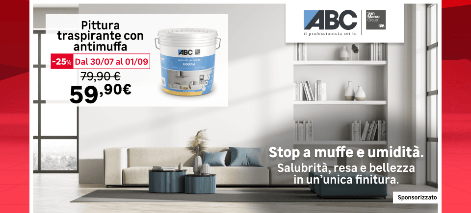 stop a muffa e umidità con ABC