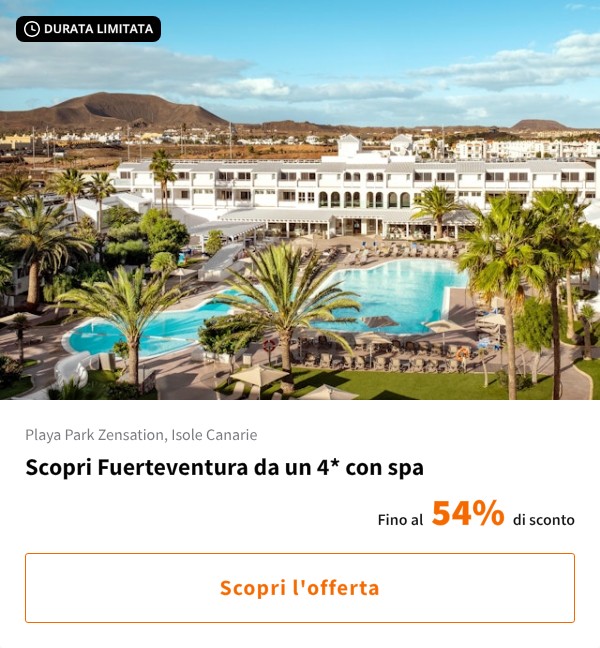 Scopri Fuerteventura da un 4* con spa