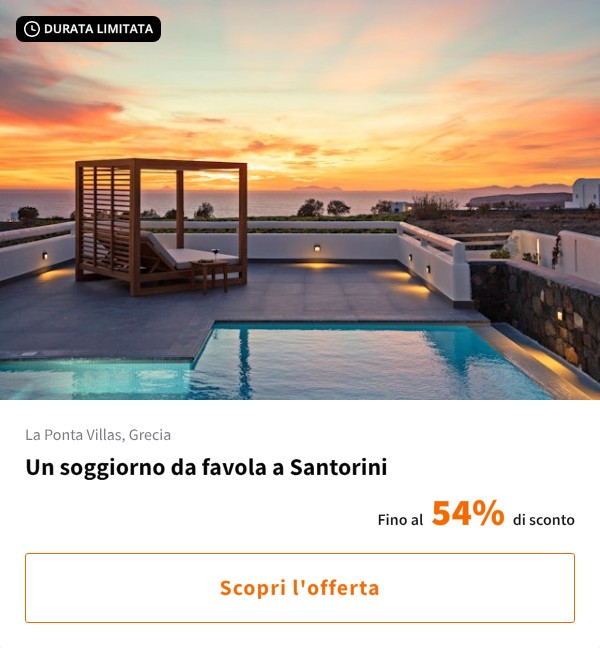 Un soggiorno da favola a Santorini