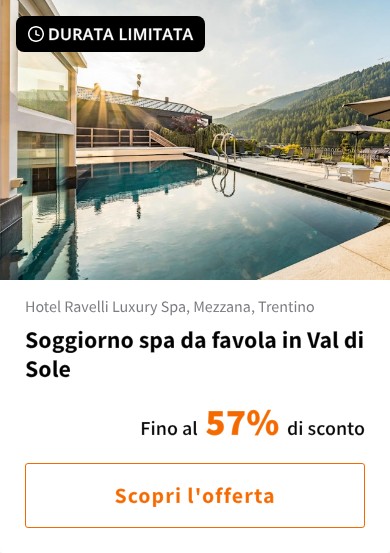 Soggiorno spa da favola in Val di Sole