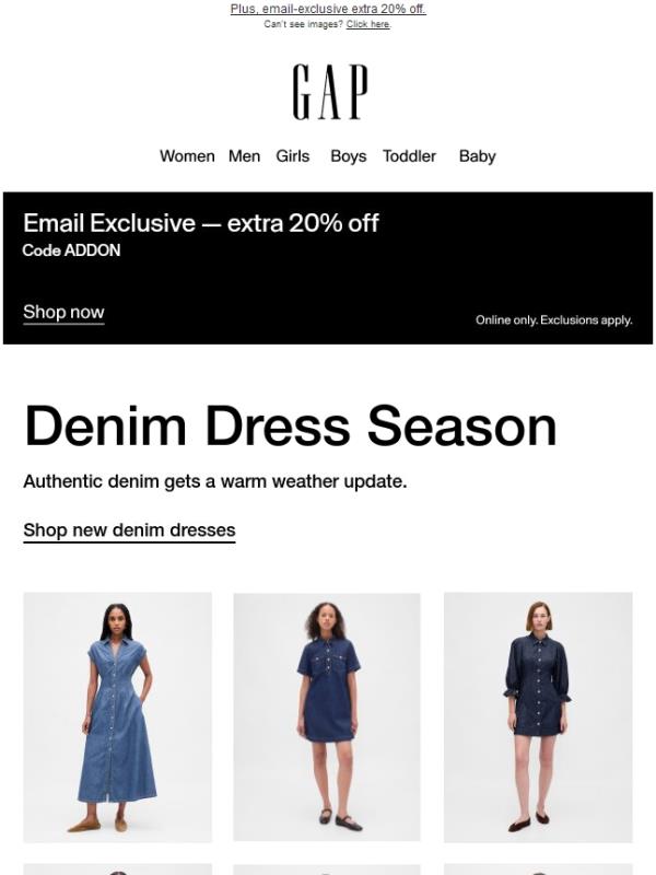 The Denim Dress Drop