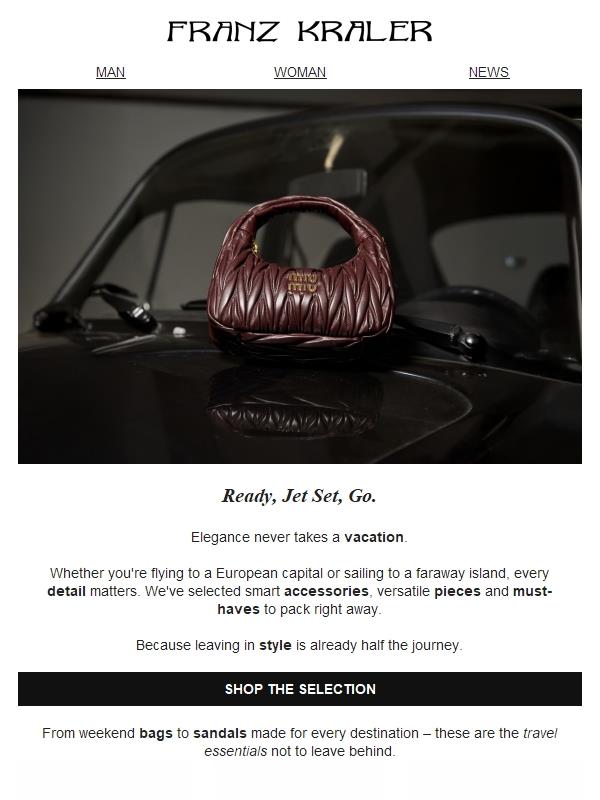 Travel Essentials: Leave in style