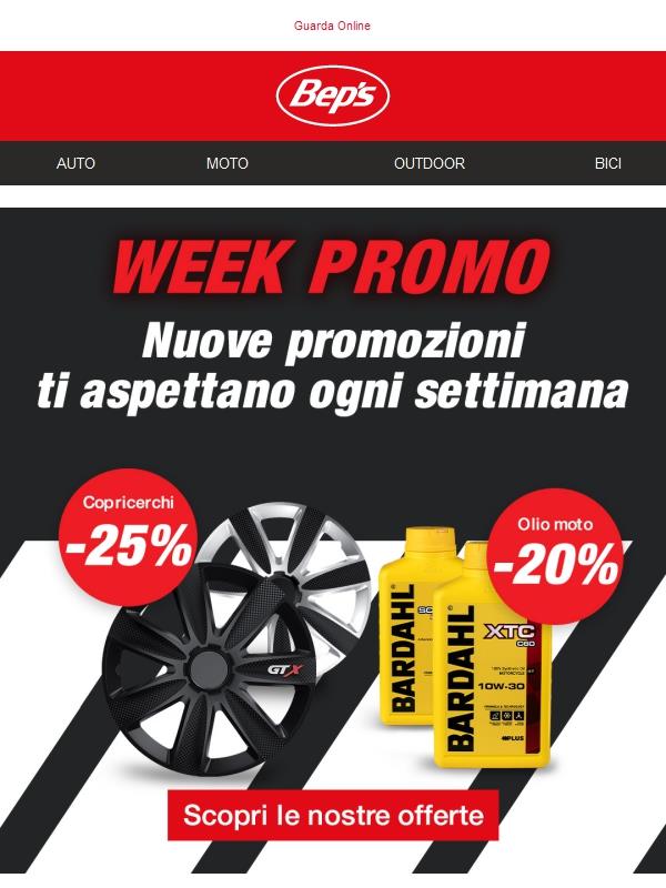 ⌛ La WEEK PROMO ti aspetta ma solo fino a Domenica