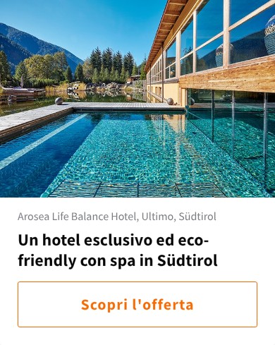 Un hotel esclusivo ed eco-friendly con spa in Südtirol