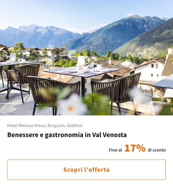 Benessere e gastronomia in Val Venosta