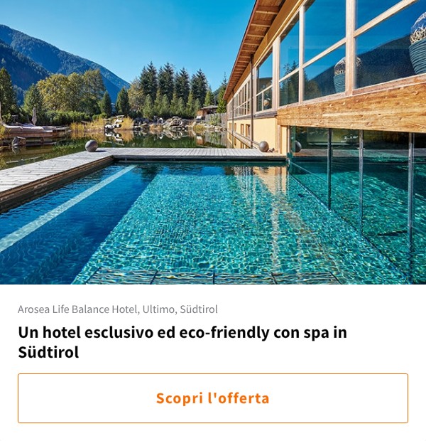 Un hotel esclusivo ed eco-friendly con spa in Südtirol