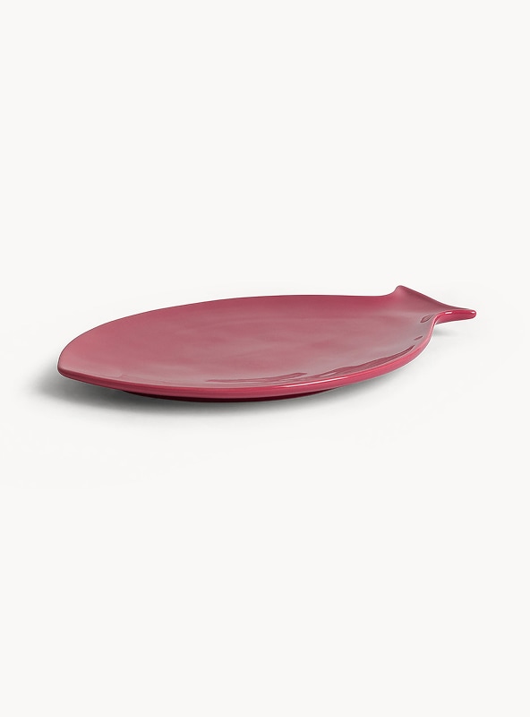 Piatto pesce stoneware 