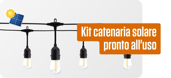Kit catenaria solare pronto all'uso