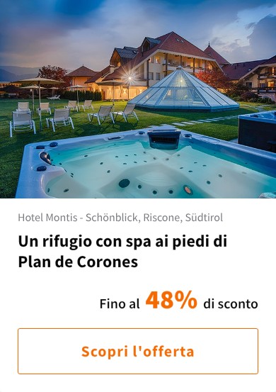 Un rifugio con spa ai piedi di Plan de Corones