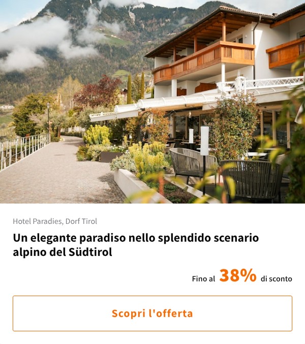 Un elegante paradiso nello splendido scenario alpino del Südtirol