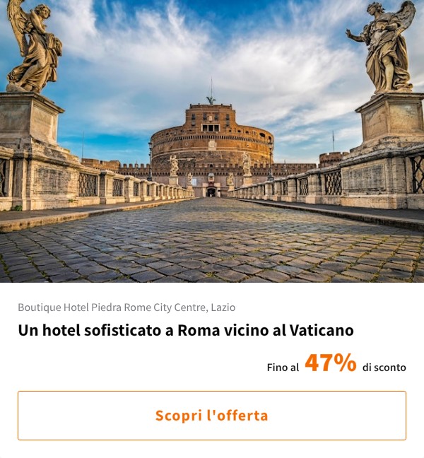 Un hotel sofisticato a Roma vicino al Vaticano