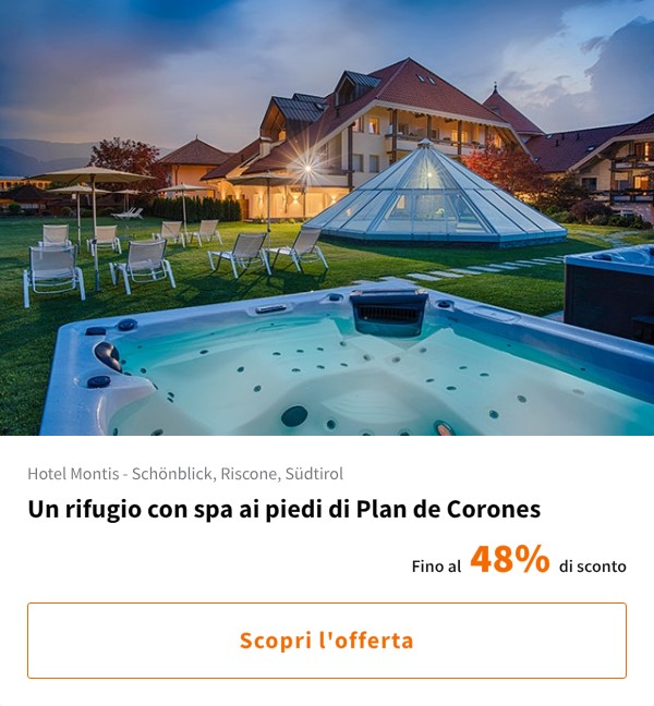Un rifugio con spa ai piedi di Plan de Corones