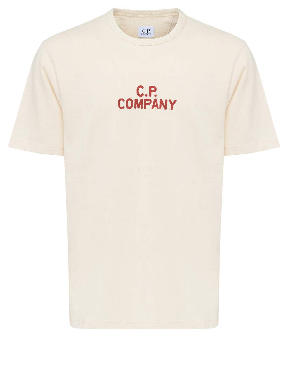 Image of T-shirt C.P. Company in Natural Jersey color beige