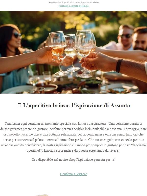 🍷 L'aperitivo brioso: l'ispirazione di Assunta