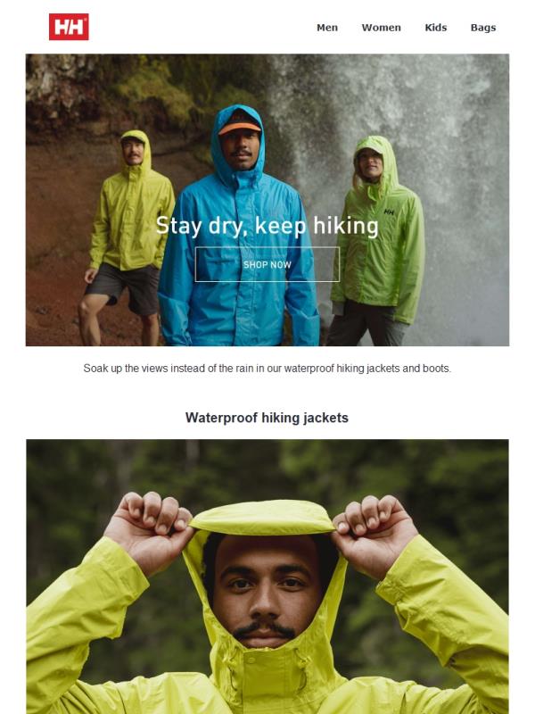 Don’t let rain stop your hike