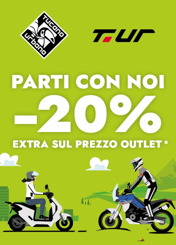 Parti con noi: -20% extra sul prezzo outlet