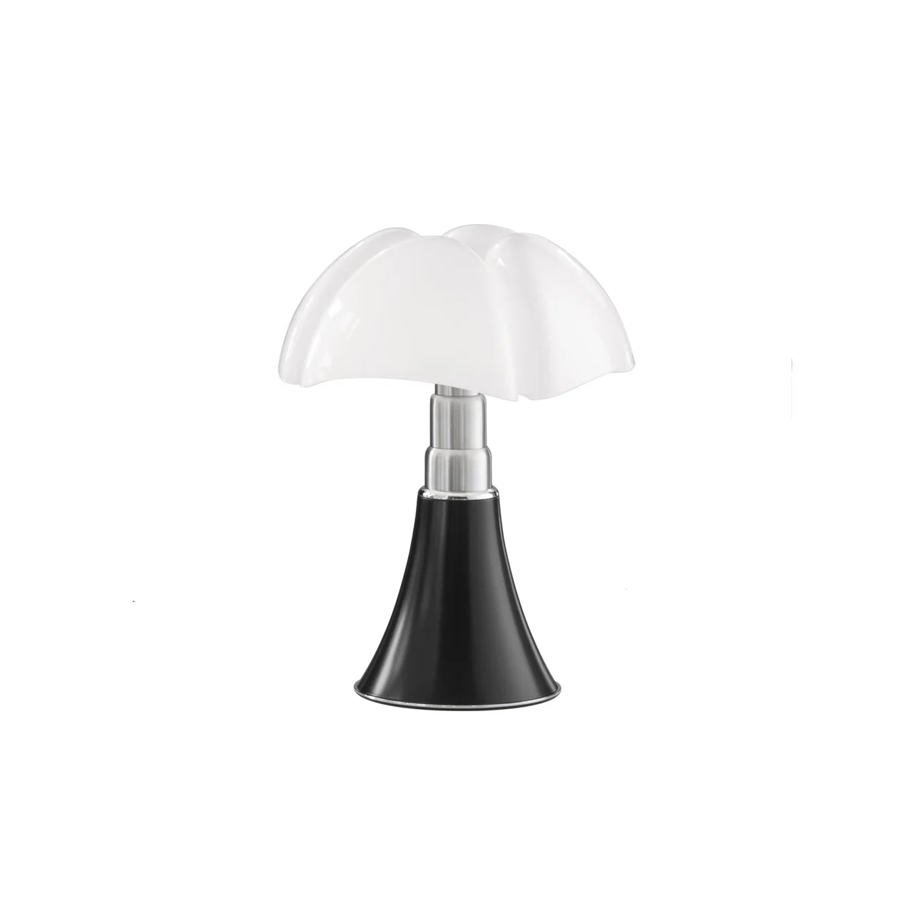 Minipipistrello - 7w Led 2700k Dimmerabile - Nero Lucido