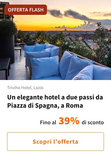 Un elegante hotel a due passi da Piazza di Spagna, a Roma
