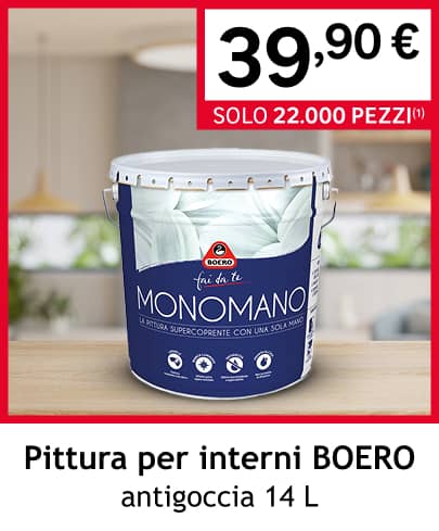 pittura per interni BOERO 14 litri antigoccia