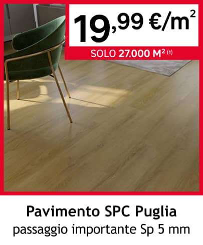 pavimento SPC passaggio 5 millimetri
