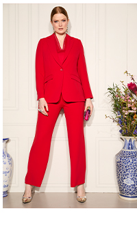 Blazer in acetato con revers e abbottonatura