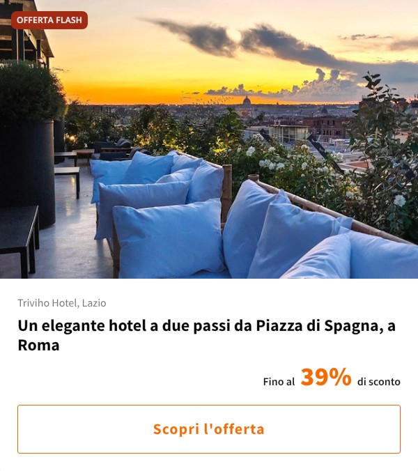 Un elegante hotel a due passi da Piazza di Spagna, a Roma
