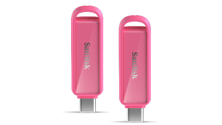2 unità telefoniche SanDisk® rosa con USB-C®