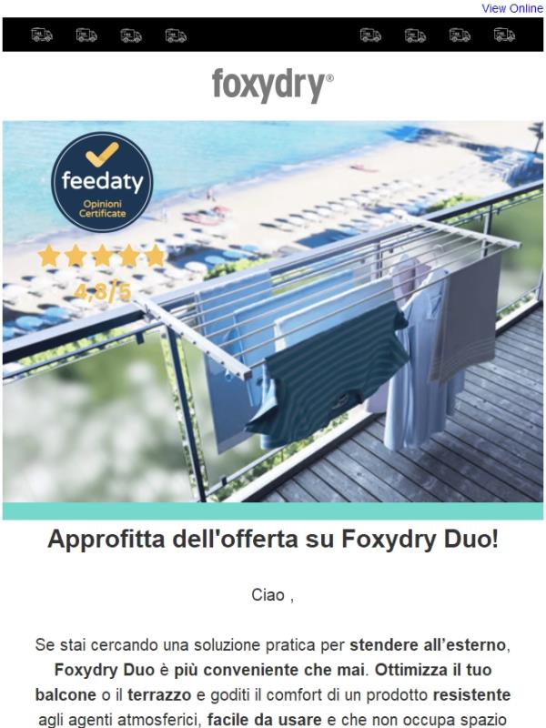 Foxydry Duo a prezzo speciale!