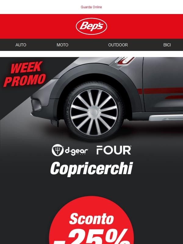 💥 COPRICERCHI 💥 per la tua auto in PROMO