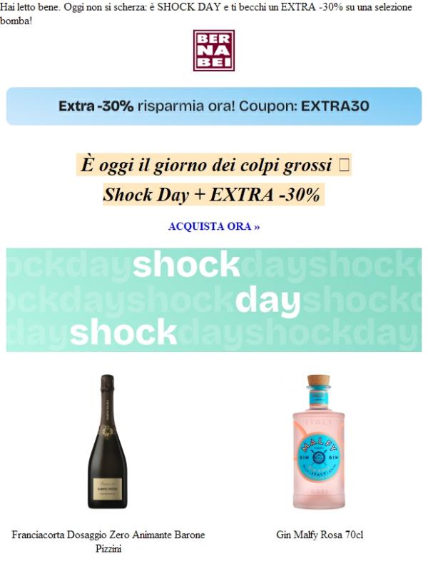 SHOCK DAY 😱 & EXTRA -30%!