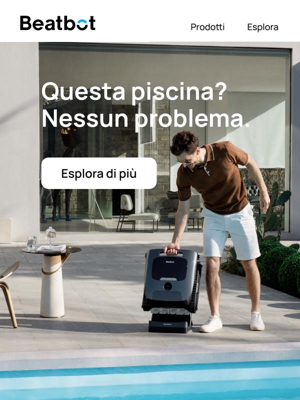 Sì, anche la tua piscina.