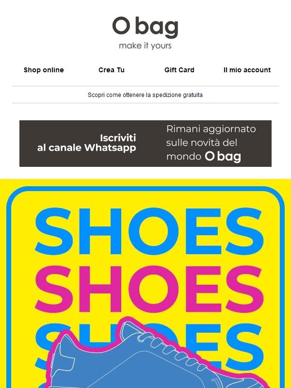 Solo per 7 giorni: -20% sulle sneaker O bag