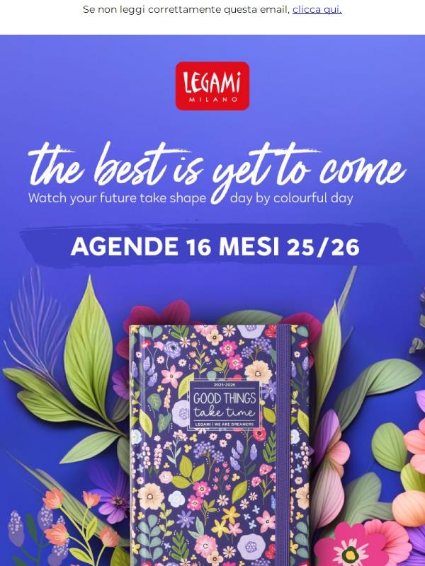 Agende 16 mesi, pensate per accompagnarti ogni giorno ✨