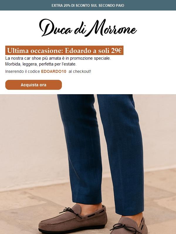 Ultima occasione: Edoardo a 29€