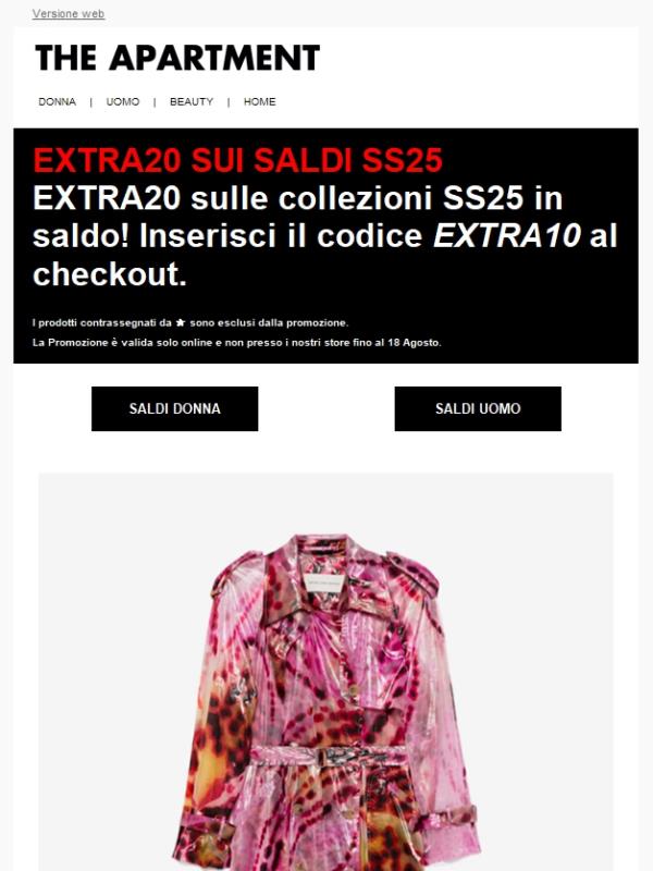 SALDI SS25 ⚫️ EXTRA20