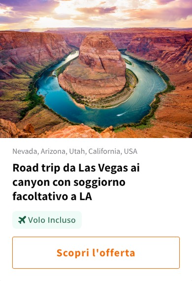 Road trip da Las Vegas ai canyon con soggiorno facoltativo a LA