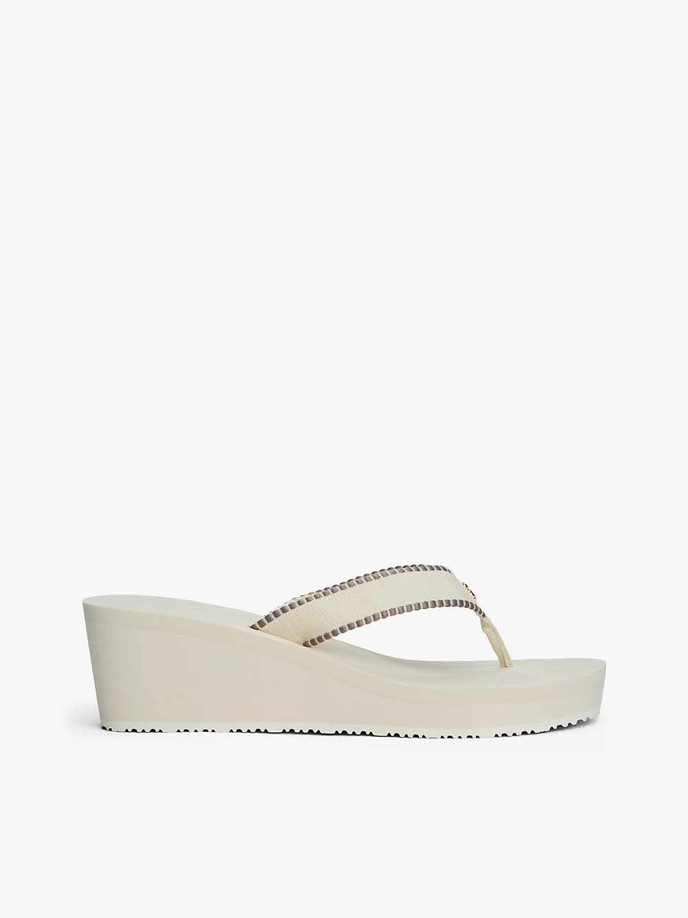 Sandali infradito con plateau e monogramma TH