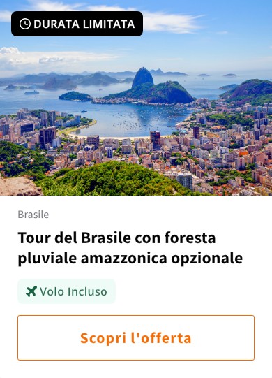 Tour del Brasile con foresta pluviale amazzonica opzionale