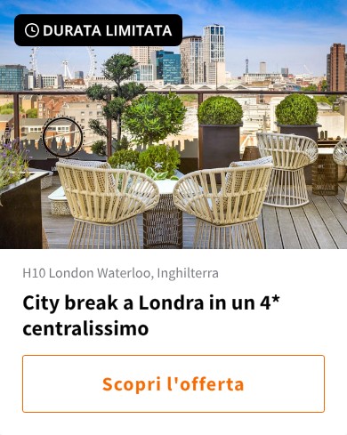 City break a Londra in un 4* centralissimo