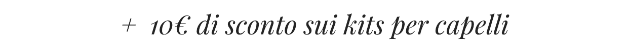 10 EURO DI SCONTO SU KITS