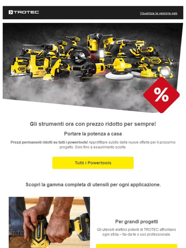 🔧 Strumenti a prezzo ribassato in modo permanente!