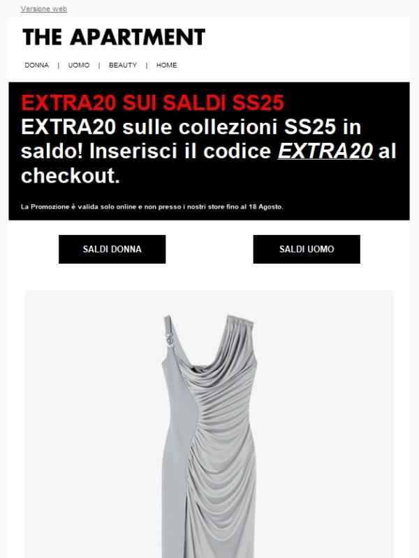 SALDI SS25 ⚫️ EXTRA20