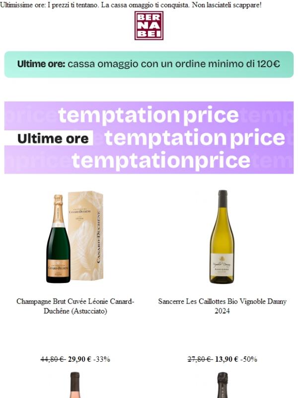 TEMPTATION PRICE 💸 Irresistibile!