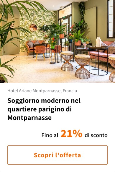 Soggiorno moderno nel quartiere parigino di Montparnasse