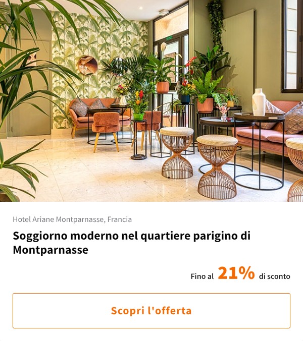 Soggiorno moderno nel quartiere parigino di Montparnasse
