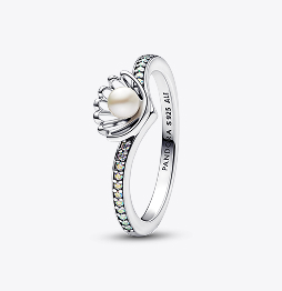 Disney Princess Ariel Shell Treated Freshwater Cultured Pearl Ring