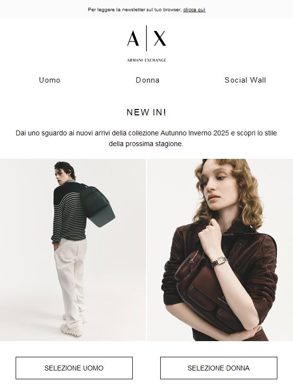 Non perdere i nuovi arrivi