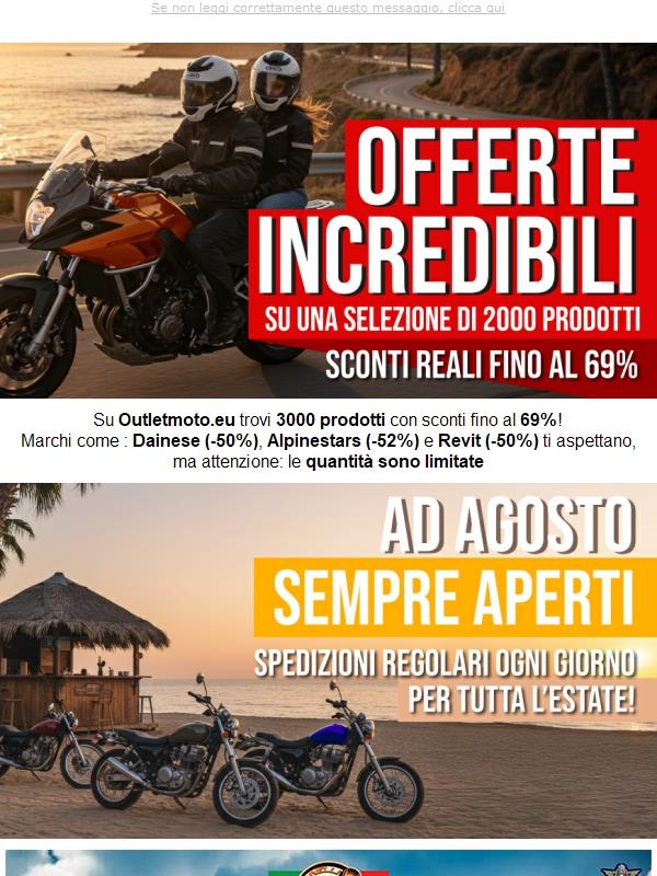 Migliaia Di Prodotti Con Sconti Fino al 69%! Agosto Sempre Aperti ! 23 Agosto Tour Dolomiti FMi